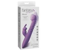 Fantasy for her - estimulador clitoris rabbit con funcion calor oscilacion y vibracion violeta
