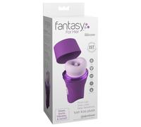 Pipedream Fantasy For Her Lush Kiss Plush Estimulador clitoriano Purple 13,6 cm