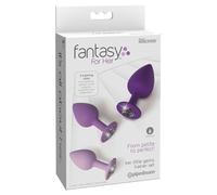 Pipedream Fantasy For Her Her Little Gems Trainer Set (3 SKUs), Purple, One Size