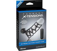 Pipedream Fantasy X-Tensions Extreme Silicone Power Cage, Black, One Size