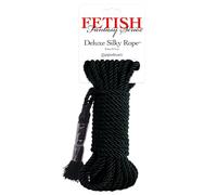 Pipedream Fetish Fantasy Series Deluxe Silk Rope, Black, 975 cm