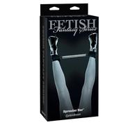 Pipedream Fetish Fantasy Series Limited Edition Spreader Bar, Black & Silver, One Size