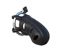 Pipedream Fantasy C-Ringz Hardcore Silicone Cock Blocker, Black, 4,3-5 cm