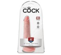 King cock - pene realistico con testiculos 13.5 cm natural