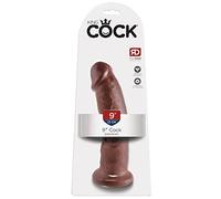 Pipedream Pene realístico King Cock 23 cm Marrón 1 unidad