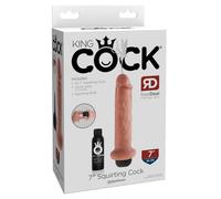 Dildo squirting 17.8 cm king cock natural