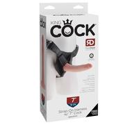 Pipedream King Cock Strap-On Harness w/ 7" Cock Flesh - 1 unidad