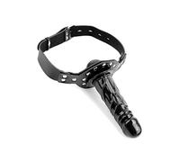 Pipedream Fetish Fantasy Series Deluxe Ball Gag with Dildo, Black, 13 cm