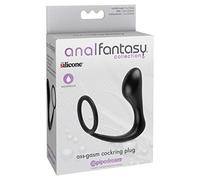 Pipedream Plug anal con anilla, negro – 1 plug