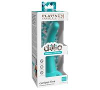 Pipedream Dillio Platinum Curious Five, Teal, 14,6 cm