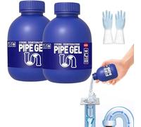 Pipeline Dredging Drain, 2026 New Powerful Pipe Dredging Agent - Pro Hair DrainClog Remover & Cleaner,Drain Unblocker, Sink Unblocker, Sink andDrain Cleaner,Toilet Pipeline Cleaning Tool, 300ml (2Pcs)
