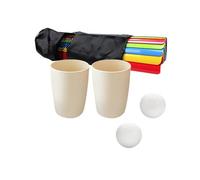 Pipeline Team Building - Juego de desafío con pelotas de golf, juego de carreras de relevos al aire libre para niños, adultos, adolescentes, juego de actividades de coordinación grupal, 7,5 cm de
