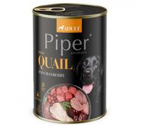 Piper - Alimento en paté para perros adultos - Codorniz y arándano - Cantidad: 400 g