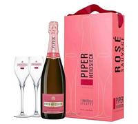 Piper Heidsieck CHAMPAGNE BRUT ROSEE SAUVAGE 75 CL PACK CON 2 COPAS