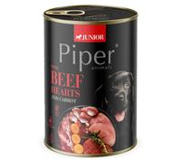 Piper Junior - Alimento en paté para perros - Corazón de buey y zanahoria - Cantidad: 400 g