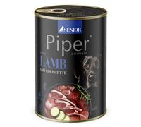 Piper Senior - Alimento en paté para perros mayores - Cordero y calabacín - Cantidad: 6 x 400 g