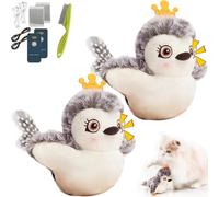 Piper Tomi Cat Toy, Pipertomi Cat Toy, Flapping Bird Cat Toy, Chirping Bird Cat Toy Flapping Wings, Pawfectway Bite Buddy, Pipertomi Bird Cat Toy (2PCS-A)