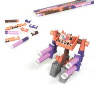 PIPEROID Cannon Bull: kit de robot japon?s de papel 3D para armar y hacer t? mismo para ni?os