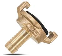 PipeSan Racor Rápido de Latón Sistema Geka 1/2ʺ - Rosca Hembra o Conector de Manguera de Jardín, Compatible Gardena, Apto Agua Potable, Calidad Probada, Sin Fugas