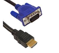 Pipestation Cable HDMI a VGA, 1,5 m, cable VGA a HDMI 1080P, adaptador HDMI VGA, cable de pantalla, adaptador de monitor a HDMI, cable VGA HDMI, adaptador HDMI a VGA para monitor, adaptador de cable