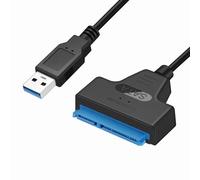 Pipestation Cable SATA a USB - Cable SATA de transferencia de datos de alta velocidad - Adaptador Sata a USB 3.0 compatible con USB - Adaptador de disco duro SATA III para transferencia y recuperación
