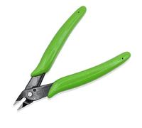 Pipestation® Cortadores laterales, cortador de alambre, corte de bridas de cables, hoja afilada fuerte, alicates de precisión, cortadores de artesanía de joyería, mango cómodo antideslizante