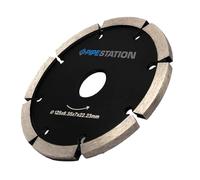 Pipestation Hoja de rastrillo de mortero Super Diamond Grinder Saw Turbo 125 mm 4.5 / 5 pulgadas para una rápida eliminación de mortero viejo para reponer