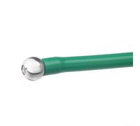 Pipeta de espuma de lanza, tubo de silicona de paja profesional con bola de gravedad para lavadora a presión, accesorio pulverizador de espuma de nieve (verde)