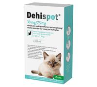 Pipeta Dehispot para parásitos internos para gatito y gato hasta 2,5 kg - KRKA - Cantidad: 1 pipeta