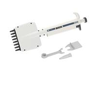 Pipeta Manual Ajustable de 8 Canales, Volumen Variable de 5-50μl, Herramienta de Laboratorio - Diseño Ergonómico, Material Resistente, Precisión y Facilidad de Uso