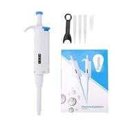 Pipeta Manual, Juego Completo, Micropipeta Ajustable, Diseño Ergonómico, Rango de Volumen para Uso en Laboratorio