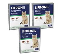Pipetas Gatos LIFRONIL x3 Pipetas contra Pulgas y Garrapatas | Apto para Todo Tipo de Gatos a Partir de 2 Meses y más de 1 kg de Peso | Protección hasta 5 Semanas | Nexum Market | Pack de 3 Unidades