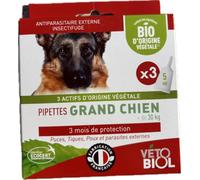 Pipetas orgánicas para perros grandes