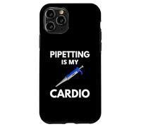 Pipetear es mi cardio - Biología divertida, ciencia divertida, ADN Carcasa para iPhone 11 Pro