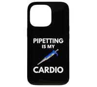 Pipetear es mi cardio - Biología divertida, ciencia divertida, ADN Carcasa para iPhone 13 Pro