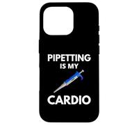 Pipetear es mi cardio - Biología divertida, ciencia divertida, ADN Carcasa para iPhone 16 Pro
