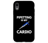 Pipetear es mi cardio - Biología divertida, ciencia divertida, ADN Carcasa para iPhone XR