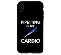 Pipetear es mi cardio - Biología divertida, ciencia divertida, ADN Carcasa para iPhone XS Max