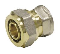 Pipetec - Racor de rosca, transición, 26 x 3 mm, 1 rosca interior para tubos compuestos multicapa, DVGW, UBA, hasta máx. 100 °C