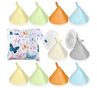 Pipi Tipi Baby Junge Volltonfarbe 12 PCS Pee Teepee Baby Windelhütchen und 1 Windeltasche, Starker Wasseraufnahme Bleibleiben Sie Dry beim Windelwechsel mehr Komfort. Jungen Windelwechselzubehör