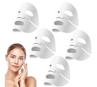 Pipihome Bio Collagen Real Deep Mask, Mascarilla Colágeno Noche, Láminas de Colágeno Puro Película Hidrating AntiWrinkle Lifting Peel Off Mask Hidratante Mask Mask Hidratante (5PC) (A)
