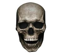 Pipihome Halloween CráNeo MáScara, MáScara Realista Completa De CráNeo Con MandíBula MóVil Para Adultos, Decoración de Halloweens para Cosplay, Carnaval
