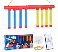 Pipihome Juegos de atrapar Palos, Catching Sticks Game, Drop Stick Game, Juego de Coger Palos 3 Velocidades de Caída Reacciones Rápidas Juguete de Entrenamiento Juego de Reacción Niños y Adultos