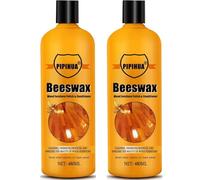 PIPIHUA Cera de Abejas Pulimento para Muebles de Madera, Cera Natural Incolora para el Cuidado de Muebles y Protección de Madera para Interior y Exterior 480ml, 2 Piezas
