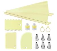 Piping Bags and Tips Set - Icing Bags and Tips Set | Piping Bag Tipss Sets |15pieces Icing & Pipinng Tiips | Reusable Pipiing Bag Tipss Sets|Cake Decorating Frosting Pipiing Kit for Decorative Cakes