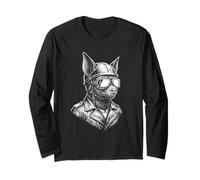 Pipistrello Motociclista Regalo Manga Larga