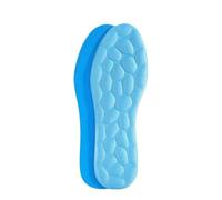 pipisweet 2/6 plantillas de espuma viscoelástica de masaje para zapatos, suela transpirable, plantillas deportivas, plantillas ortopédicas para hombres, mujeres (azul-4 piezas, UE 45-46)