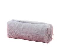 pipisweet 5 estuches coloridos de felpa para lápices, estuche escolar para artículos de papelería, estuche para guardar herramientas y herramientas, Gray, Talla única