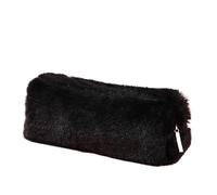 pipisweet 5 estuches coloridos de felpa para lápices, estuche escolar para artículos de papelería, estuche para guardar herramientas y herramientas, Black, Talla única