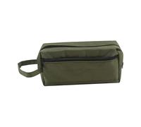 pipisweet Bolsa de almacenamiento para bolígrafos, estuche de 2 capas de gran capacidad, suministros de estudio para cosméticos, cajas de papelería simples para estudiantes, Verde B, Talla única